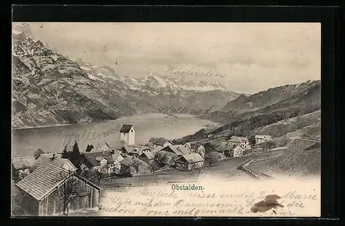 AK Obstalden, Gesamtansicht mit See