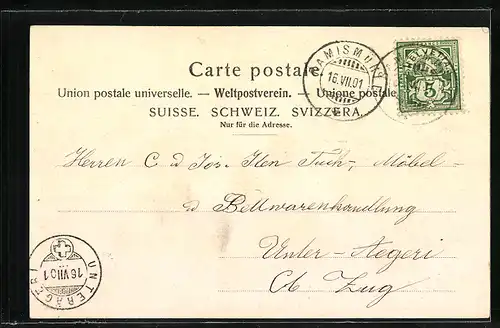 AK Rämismühle, Blick zum Ort