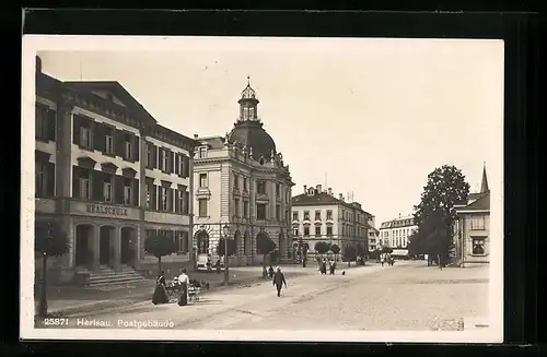 AK Herisau, Realschule neben dem Postgebäude