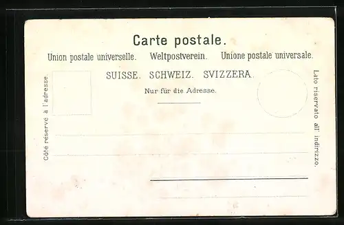 AK Herisau, Blick auf Eingang zum Heinrichsbad