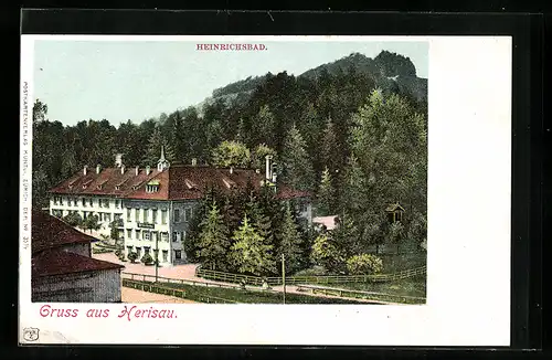 AK Herisau, Hotel Heinrichsbad