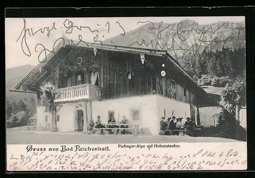 AK Bad Reichenhall, Padinger Alpe auf Hohenstaufen