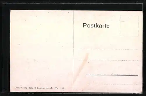 Künstler-AK Ballonfahrt über eine Stadt