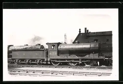 AK Lokomotive der LNER 9123, englische Eisenbahn
