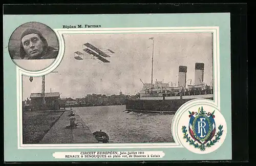 AK Biplan M. Farman, Circuit Européen, Flugzeug