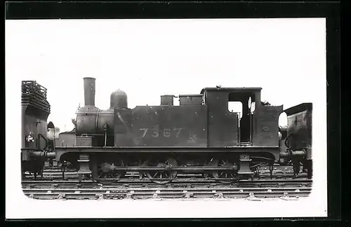 AK Lokomotive 7367, englische Eisenbahn