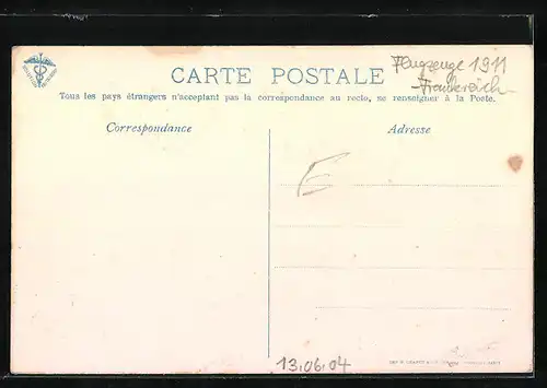 AK Chalons, Monoplan Train, Circuit Europeen 1911, Flugzeug-Pionier Train mit Flugzeug Nr. 69