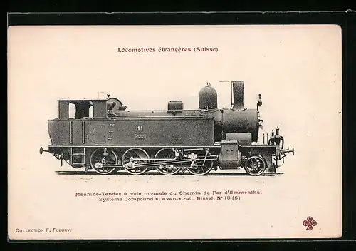 AK Schweizer Bundesbahnen, Lokomotive Bissel No. 18, Typ 11