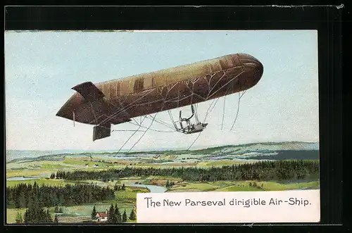 AK The New Parseval dirigible Air-Ship