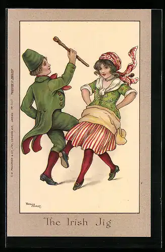 Künstler-AK Florence Hardy: The Irish Jig, Tanz