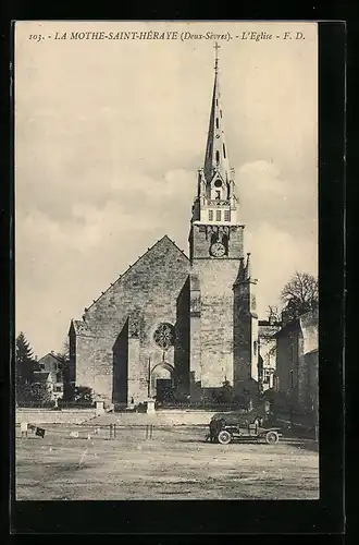 AK La Mothe-Saint-Héraye, L`Eglise