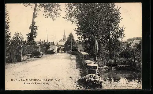 AK La Mothe-St-Heraye, Route du Pont-Labbe