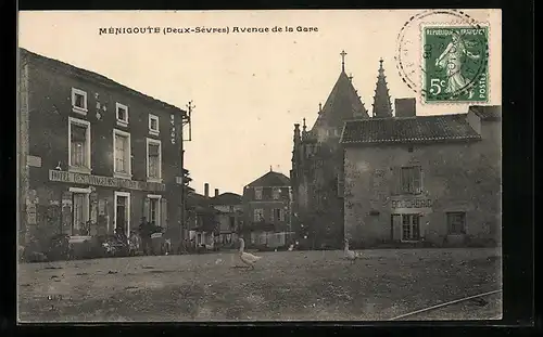 AK Menigoute, Avenue de la Gare