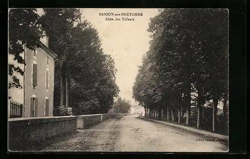 AK Brioux-sur-Boutonne, Allee des Tilleuls