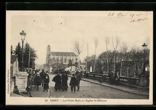 AK Niort, Les Ponts Main et l`Eglise St-Etienne