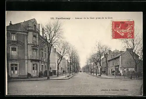 AK Parthenay, Avenue de la Gare prise de la Gare