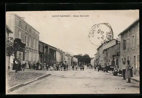 AK Sauzé-Vaussais, Route Nationale
