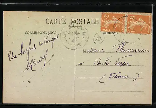 AK Sauzé-Vaussais, Route Nationale