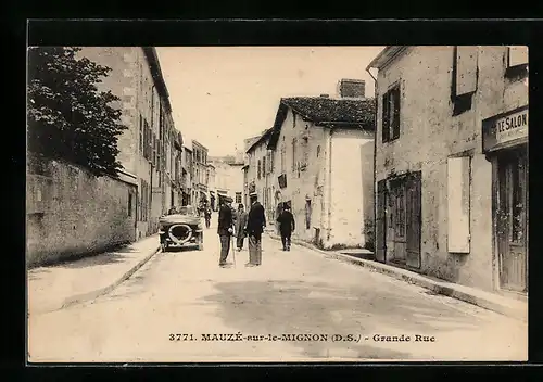 AK Mauzé-sur-le-Mignon, Grand Rue