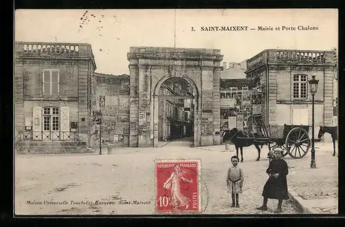 AK Saint-Maixent, Mairie et Porte Chalons