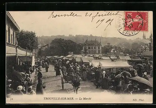 AK Trouville-sur-Mer, Le Marché