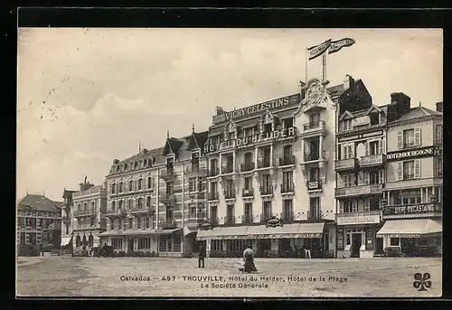 AK Trouville, Hotel du Helder, Hotel de la Plage