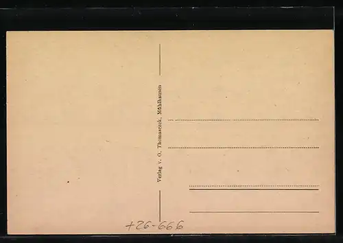 Künstler-AK Otto Thomasczek: Wachsenburg i. Thüringen, Partie im Burghof