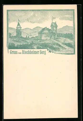 Lithographie Riechheim, Riechheimer Berg