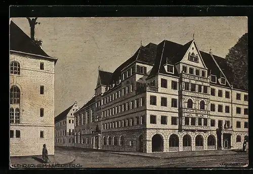 AK Nürnberg, Lehrerhaus (Hotel Deutscher Hof)