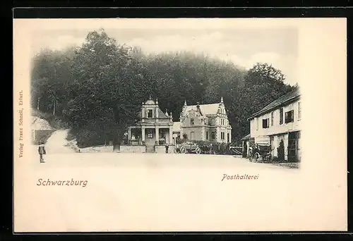 AK Schwarzburg, Partie an der Posthalterei