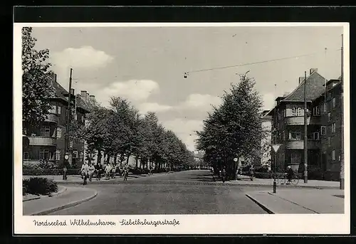 AK Wilhelmshaven, Partie in der Siebethsburgerstrasse