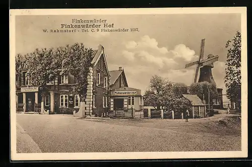 AK Hamburg-Finkenwerder, Gasthaus Finkenwärder Hof