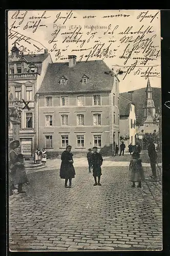 AK Prüm /Eifel, Partie in der Hahnstrasse