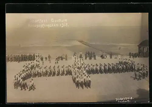 AK Borkum, Sportfest, Kriegspfingsten 1917