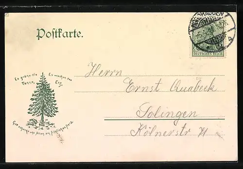 AK Nordhausen, Blick zur Hauptpost