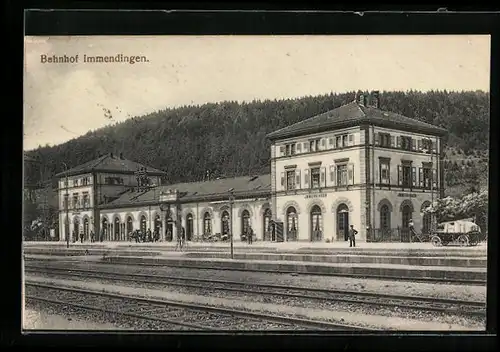 AK Immendingen, Partie am Bahnhof