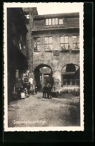 AK Alt-Berlin, Sonnenuhr im Krögel