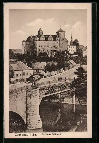 AK Zschopau i. Sa., Schloss Wildeck