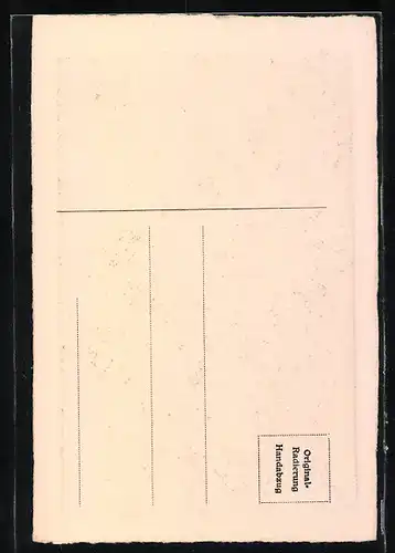 Künstler-AK Augsburg, Rathaus