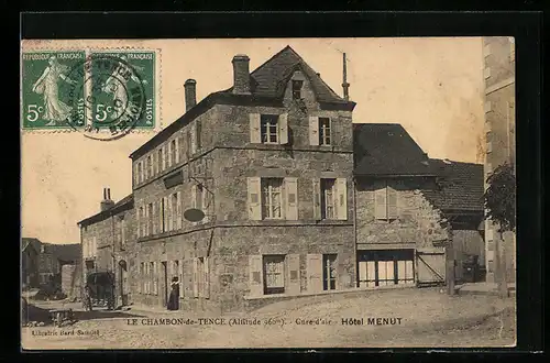 AK Le Chambon-de-Tence, Hôtel Menut
