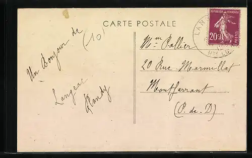 AK Langeac, Place Aristide-Briand