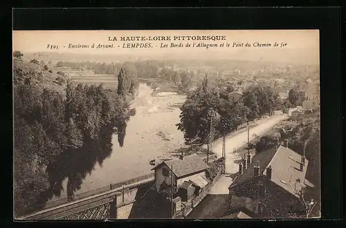 AK Lempdes, Les Bords de l`Allagnon et le Pont du Chemin de fer