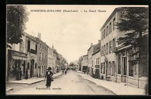 AK Monistrol-sur-Loire, Le Grand Chemin