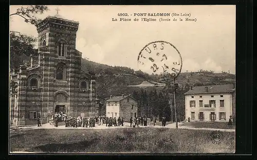 AK Pont-Salomon, La Place de l`Eglise