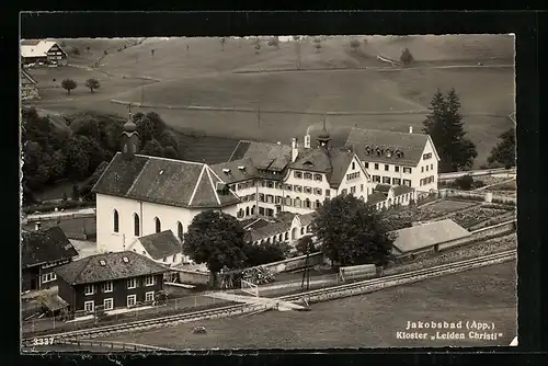 AK Jakobsbad, Blick auf das Kloster Leiden Christi