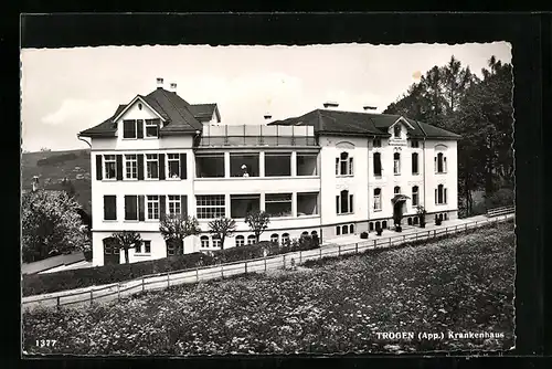 AK Trogen, Blick zum Krankenhaus