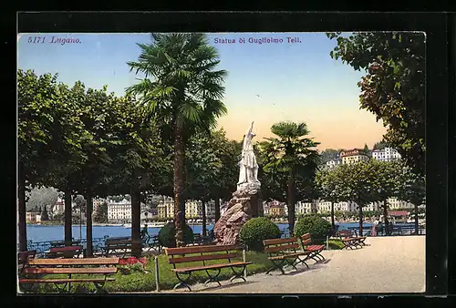 AK Lugano, Statua di Guglielmo Tell