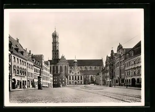 Foto-AK Deutscher Kunstverlag, Nr. 8: Augsburg, Basilika S. Ulrich und Afra