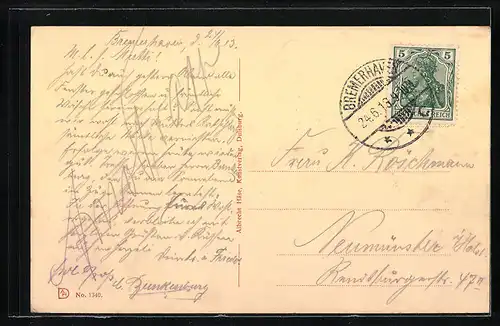 AK Passagierschiff George Washington des Norddeutschen Lloyd