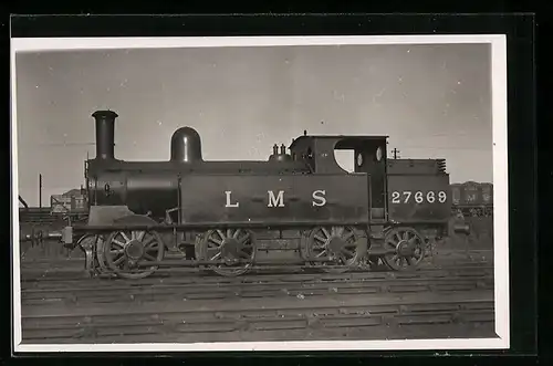 AK Lokomotive der LMS 27669, englische Eisenbahn